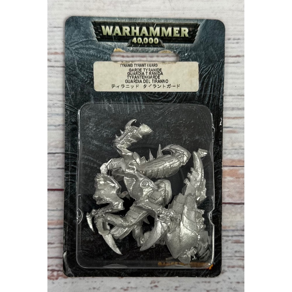 Warhammer 40k Tyranid Tyrant Guard Metal Blister Pack Games Workshop 2004 Sealed
